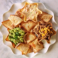 Guacamole for Two, Mini Tortilla Shell Bowls, and Mexi-Dips and Chips…